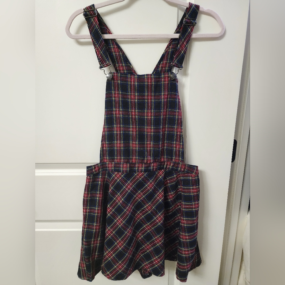 Royal Bones By DAANG Pinefore Overall Dress Y2K